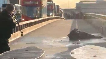 Ataque terrorista en Londres: así mataron al sospechoso de apuñalar a varias personas