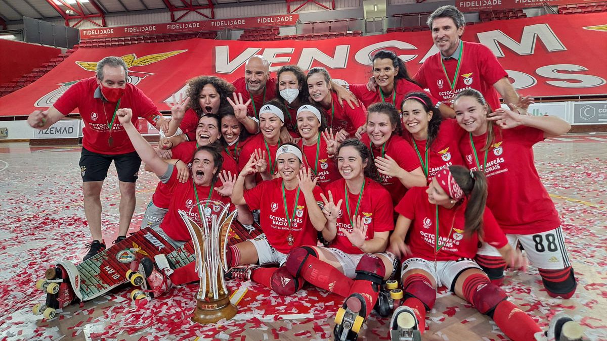 Agustina Fernández, flamante campeona con el Benfica