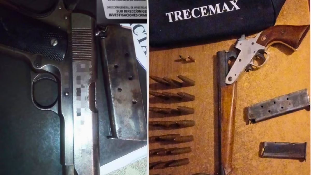 Las armas de fuego que tenían los trapitos en Córdoba. Las armas de fuego que tenían los trapitos en Córdoba.