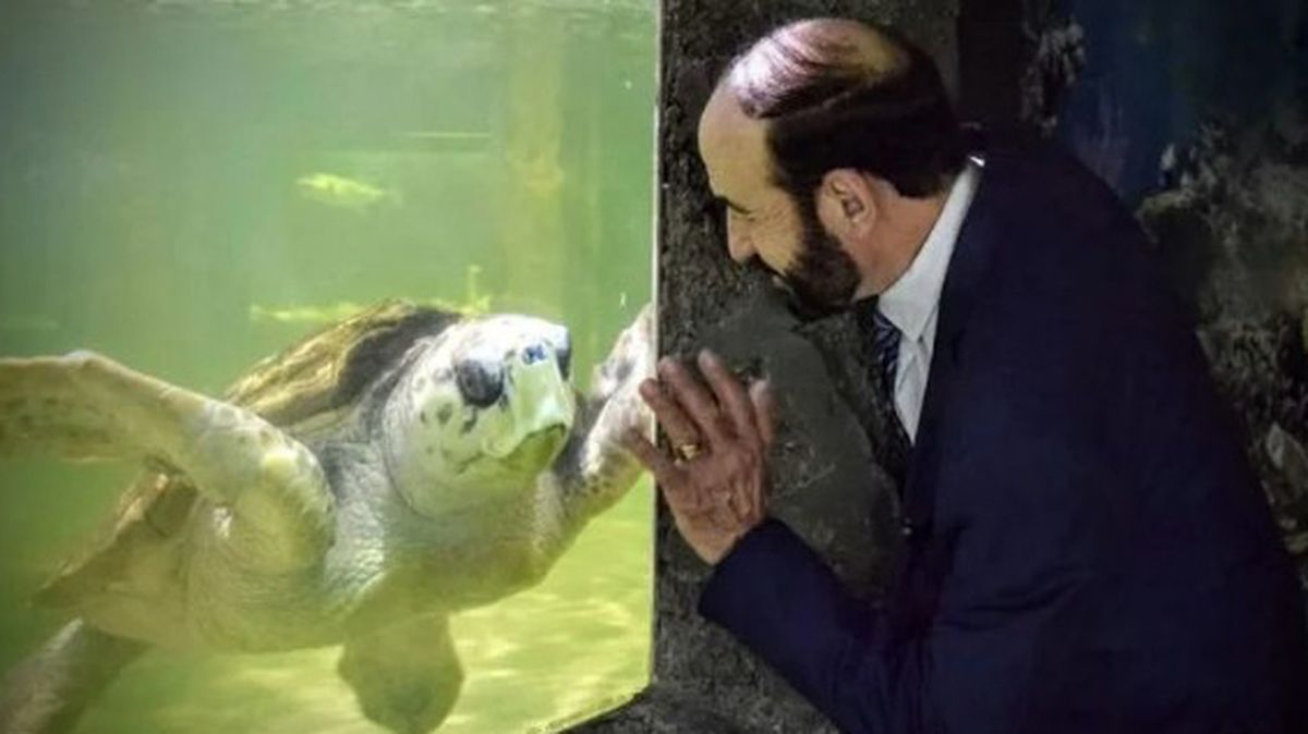 El abogado Alfredo Mellado saluda a Jorge.