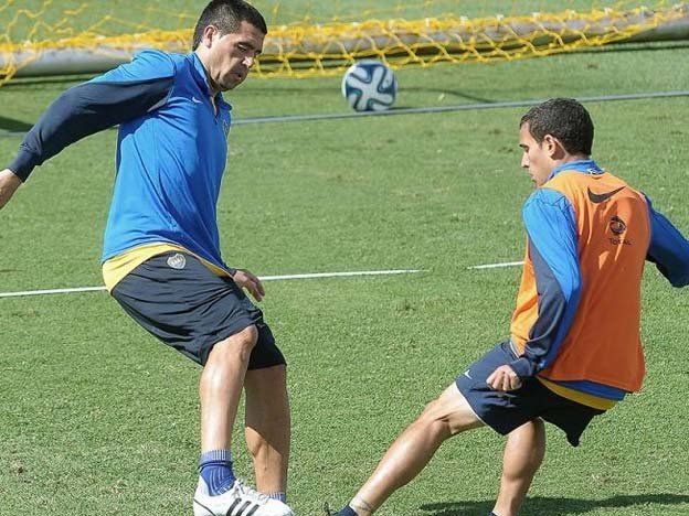 Román entrenó y en Boca ruegan que Carlos Bianchi lo ponga de titular ante Olimpo