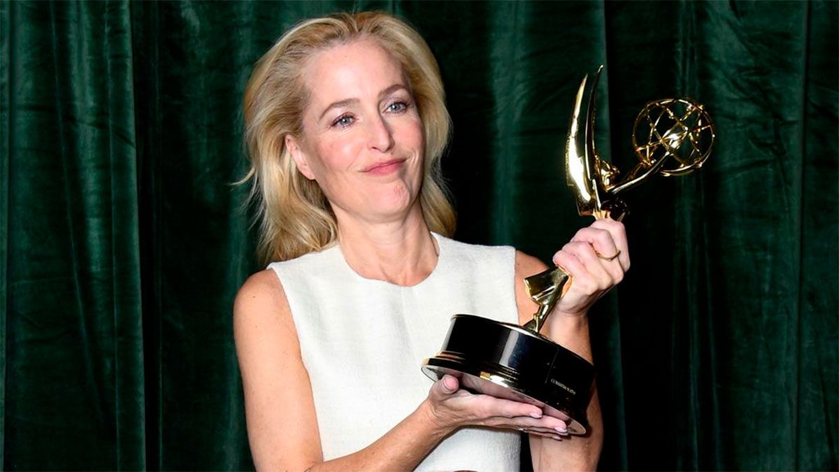 Gillian Anderson volvió a ganar un Emmy después de 24 años