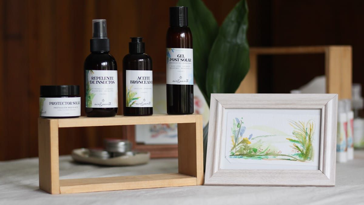 Los productos de Air & Earth, cosmética natural. Los productos de Air & Earth, cosmética natural.