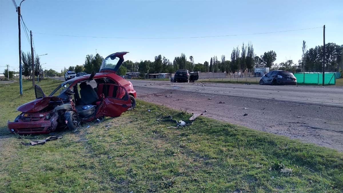 Un muerto y varios heridos en un accidente en la Ruta 40 en Mendoza