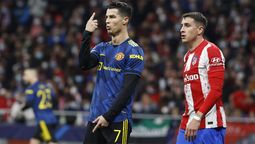 El Atlético de Madrid empató con el Manchester United de Cristiano
