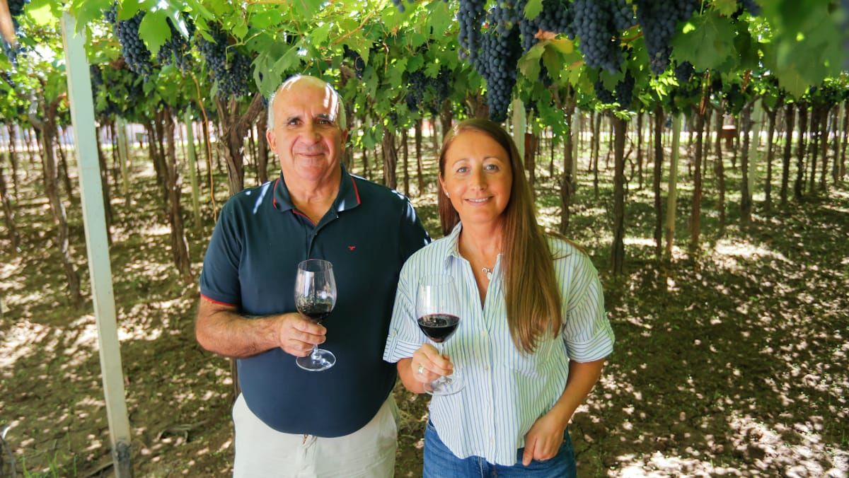 Jorge Nazrala y Laura Principiano comparten su pasión por los vinos y hacen un análisis de la industria desde su mirada generacional. Jorge Nazrala y Laura Principiano comparten su pasión por los vinos y hacen un análisis de la industria desde su mirada generacional.