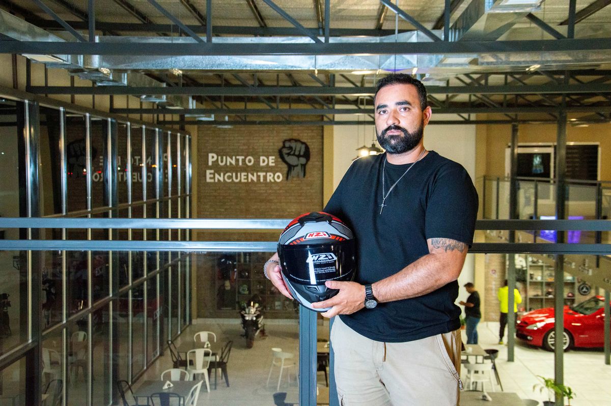 David Micoli es fan de las motos y creó el primer hotel de Mendoza exclusivo para moteros