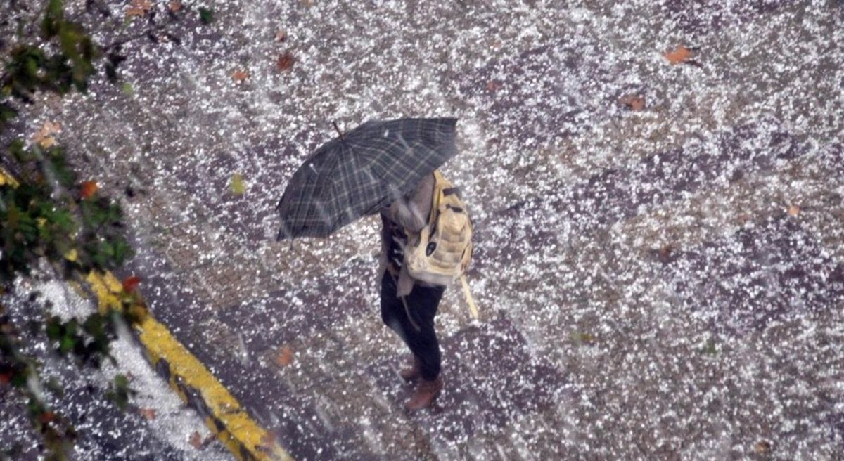 Cuidate de la caida de granizo