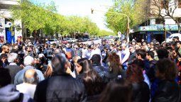 Homenajearon a Genaro en el centro: Mi último recuerdo es su sonrisa