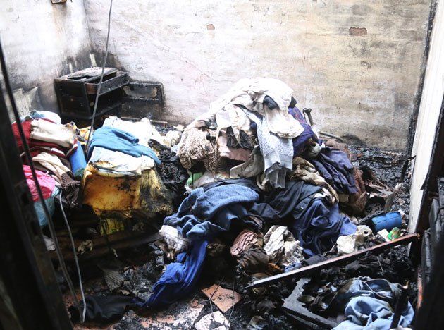 Ardió una vivienda en el barrio Schestakow