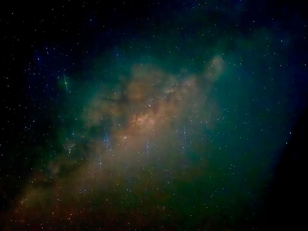 Así se vio la Vía Láctea en el cielo de Mendoza Así se vio la Vía Láctea en el cielo de Mendoza