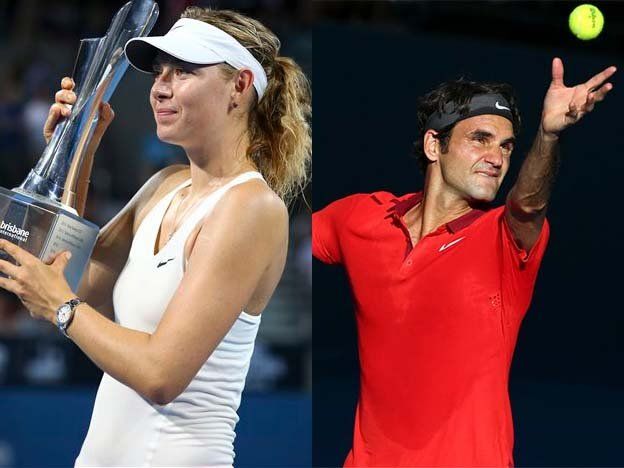 Sharapova se consagró y Federer se metió en la final