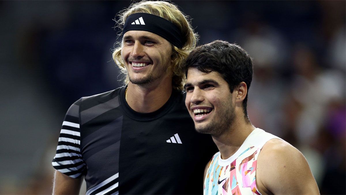 Alexander Zverev y Carlos Alcaraz protagonizaron un vibrante parte de cuartos de final de US Open.