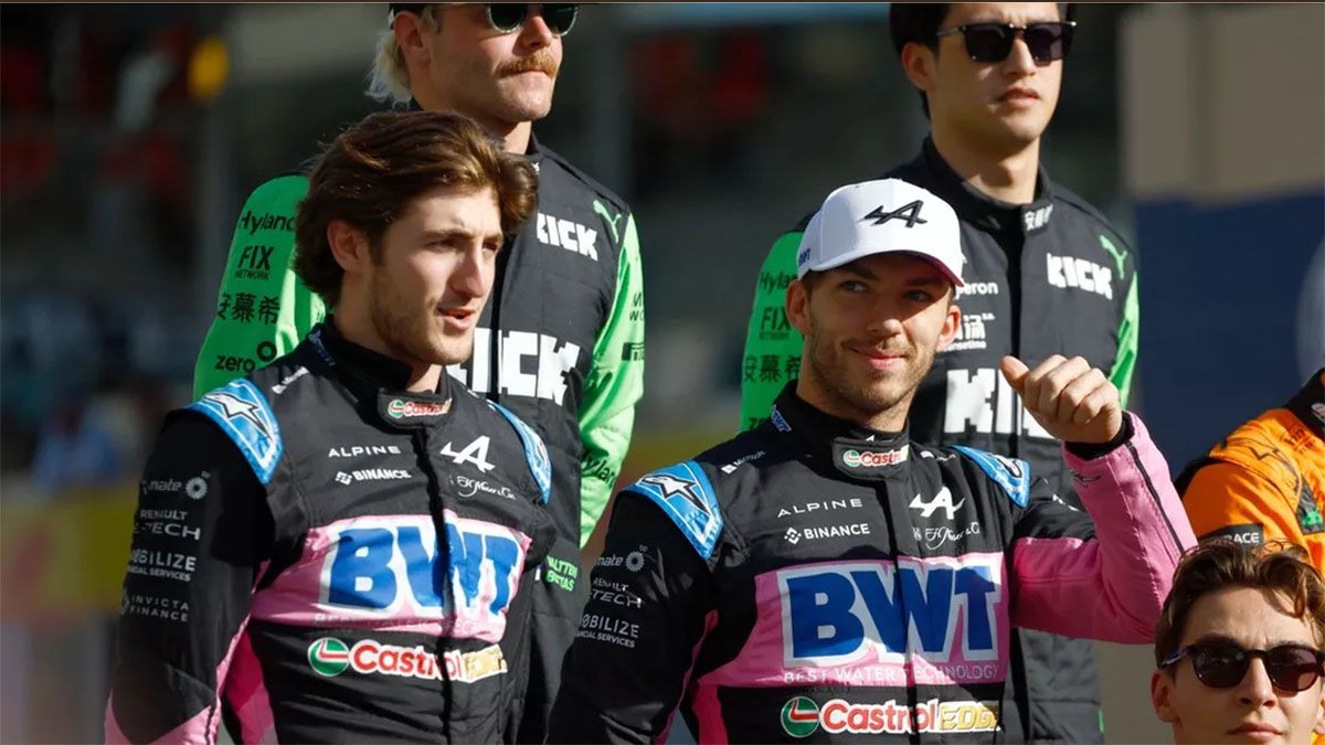 Jack Doohan y Pierre Gasly.