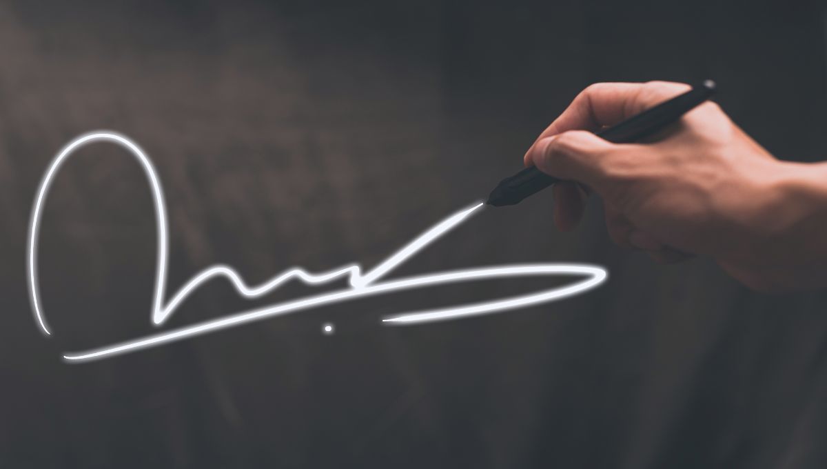 Qué significa cuando una persona pone un punto al final de su firma