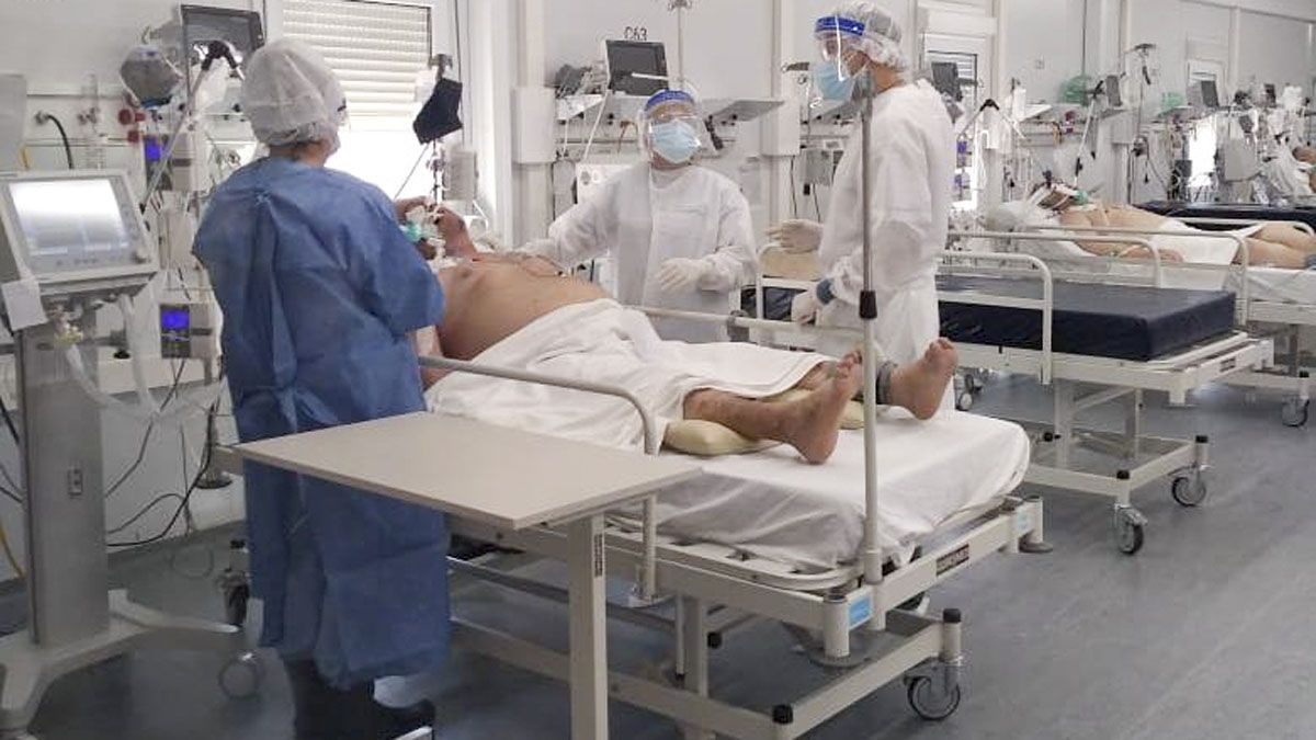 La ocupación de camas de terapia intensiva en la Argentina es cercana al 37%.visibilit