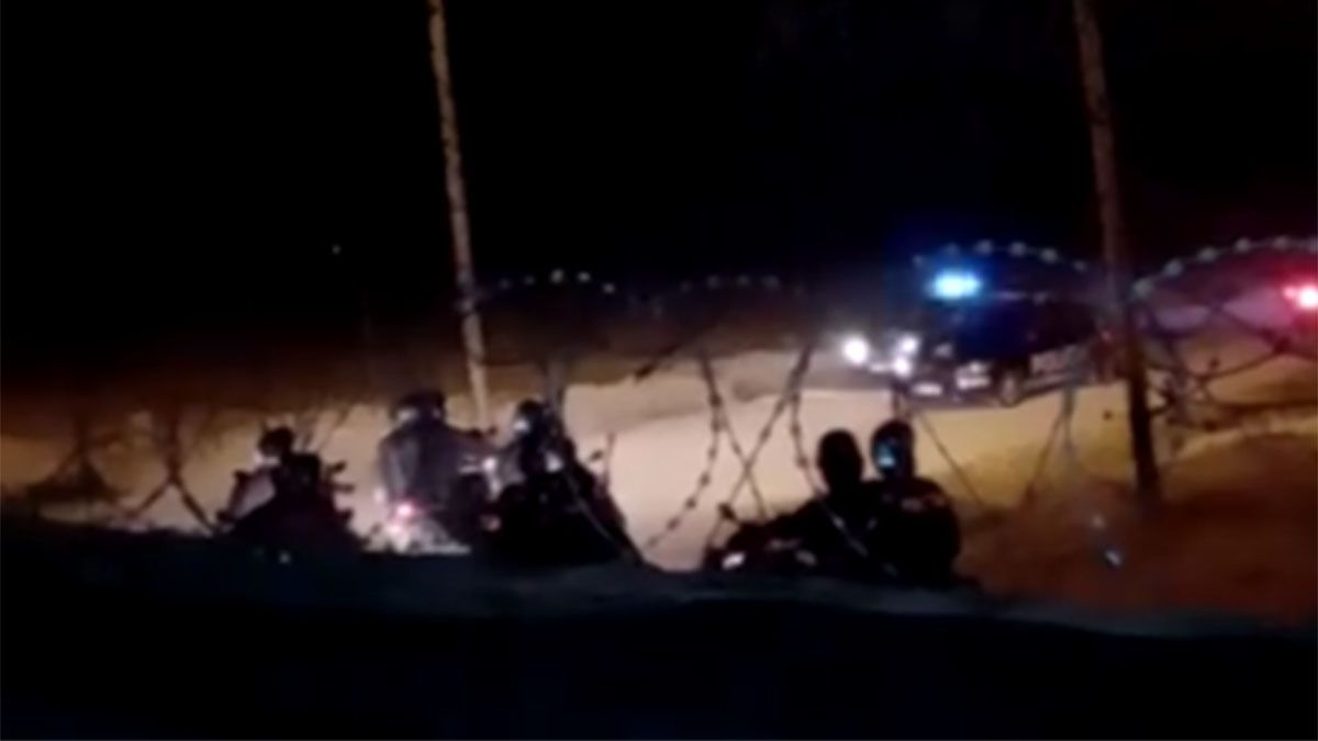 Usurpación de terrenos: la Policía desalojó a 100 personas de un predio de Guaymallén