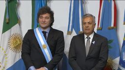 El presidente Javier Milei y el gobernador Alfredo Cornejo.