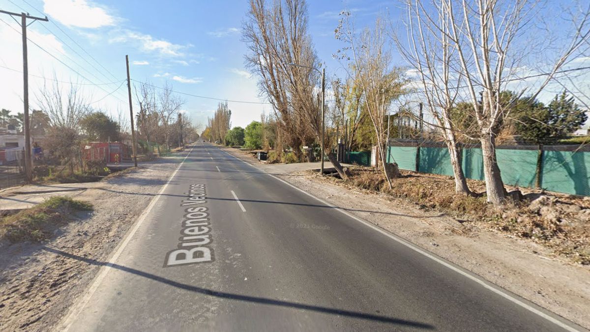 El accidente del motociclista ocurrió en calle Buenos Vecinos al 5.900, de Guaymallén.