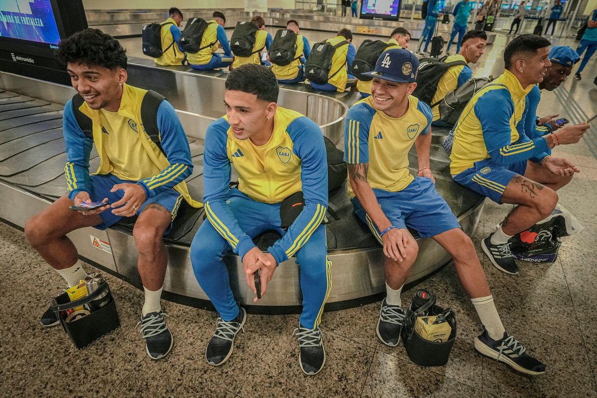 Boca tuvo un largo viaje a Brasil para jugar este jueves.