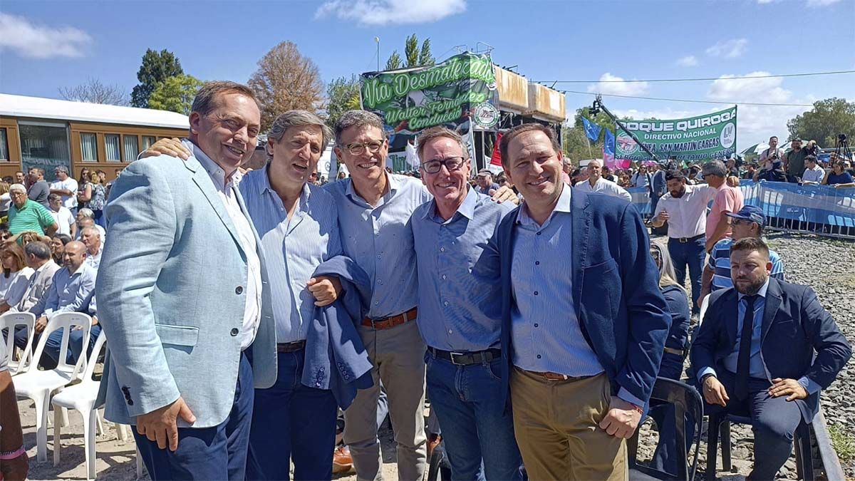 Martín Aveiro, Emir Félix, Gerardo Vaquer, Guillermo Elizalde y Roberto Righi.
