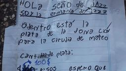 La carta que escribió Mía para ayudar al otro niño