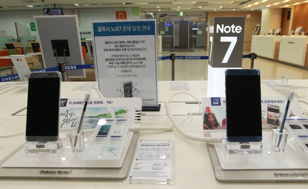 Samsung deshabilitará todos los Note 7 en EE UU mediante una actualización