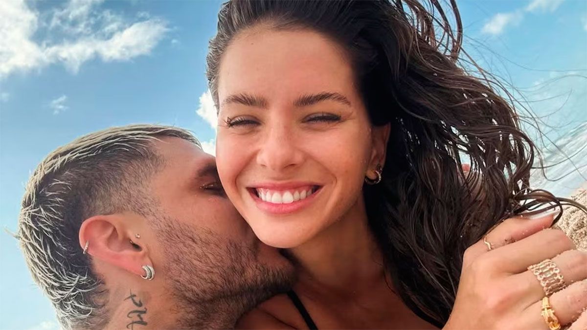 El tremendo descuido de la China Suárez y Mauro Icardi en una foto: Wandita en la nuca