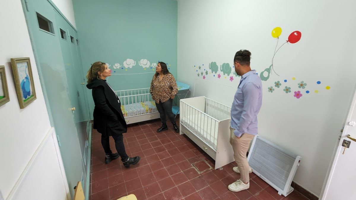 Barbarita Vila recorre la salita para bebés.