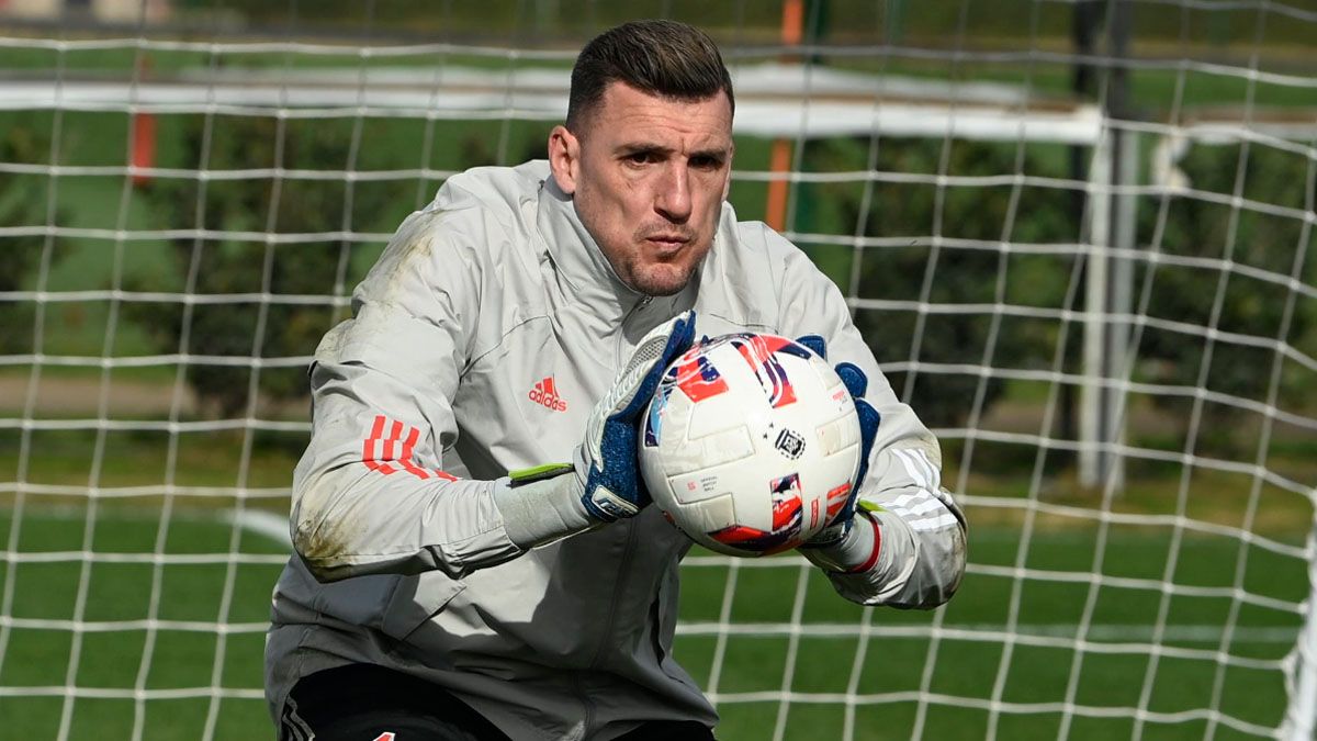 Franco Armani es uno de los titulares con los que contará Marcelo Gallardo en River