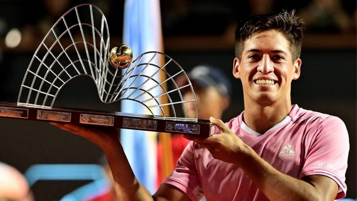 Seba Baéz, histórico: se consagró como el primer bicampeón del ATP de Río al vencer a Alexandre Muller