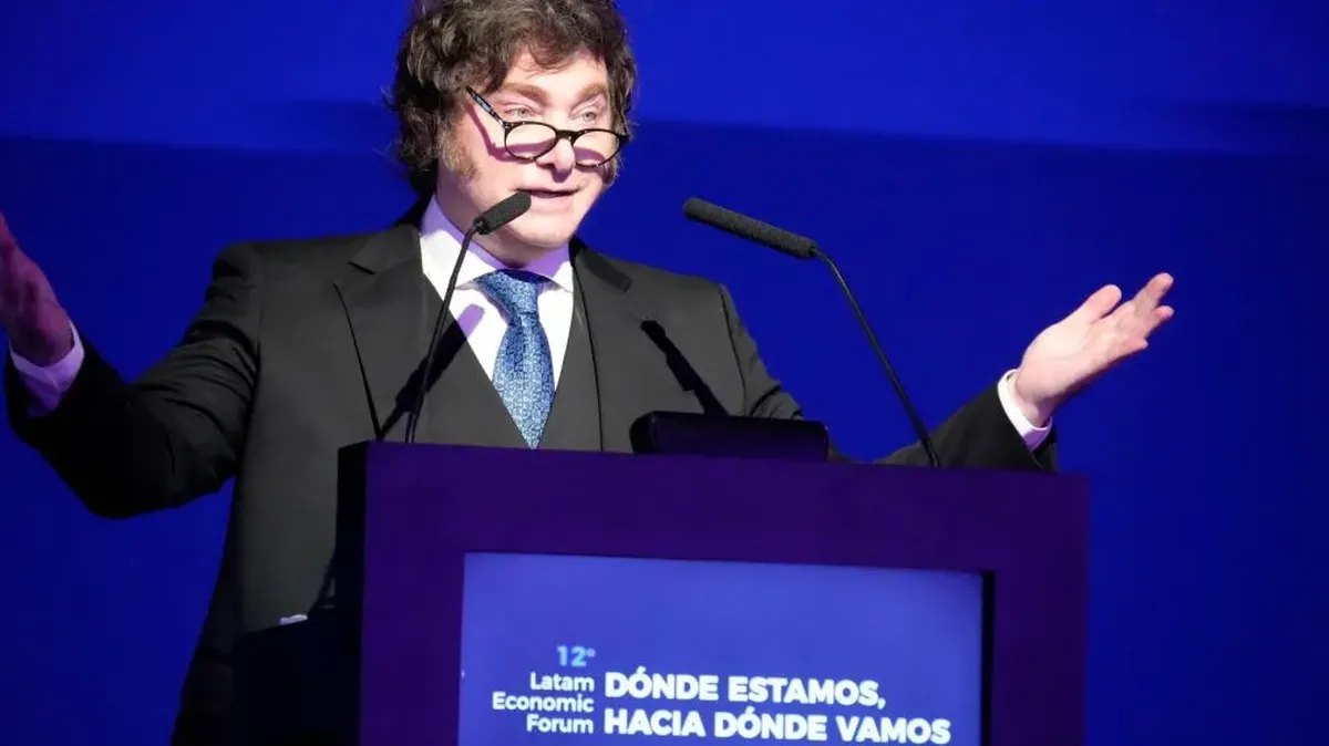 Milei habló sobre inteligencia artificial durante el Latin American Forum
