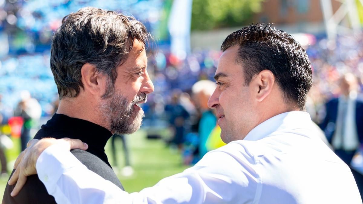Quique Sánchez Flores bancó a Xavi. Quique Sánchez Flores bancó a Xavi.