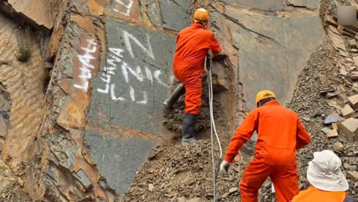Limpiar la montaña tiene sus riesgos. Imagen ilustrativa. Limpiar la montaña tiene sus riesgos. Imagen ilustrativa.