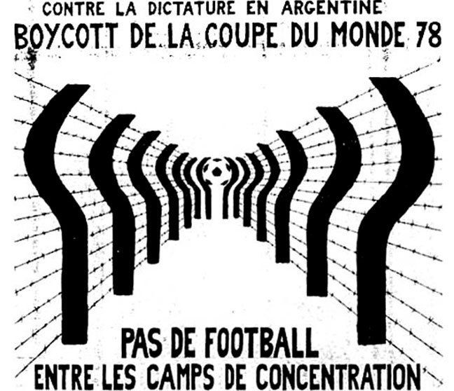 El boicot al Mundial de 1978 en afiches