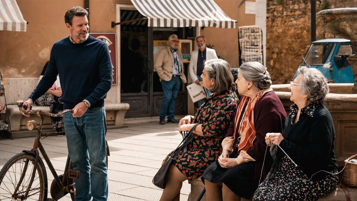 El actor Scott Foley interpreta a Eric en la película de Netflix. El actor Scott Foley interpreta a Eric en la película de Netflix.