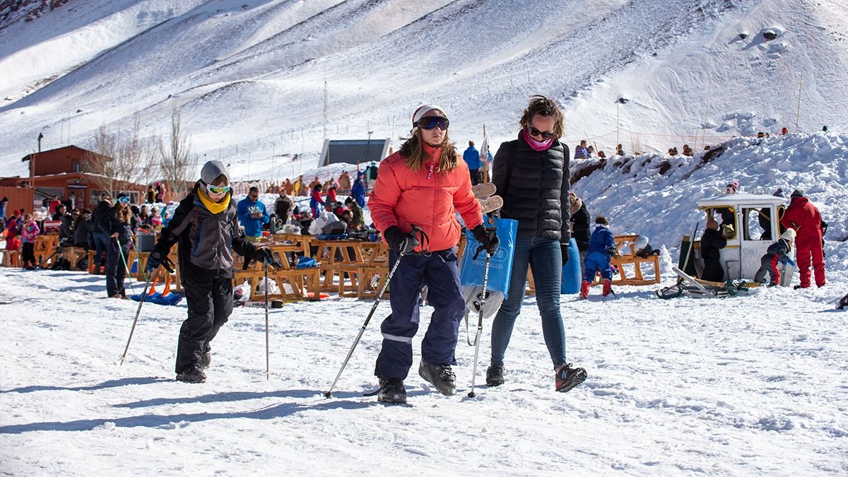 La nieve, el gran atractivo para los turtistas.