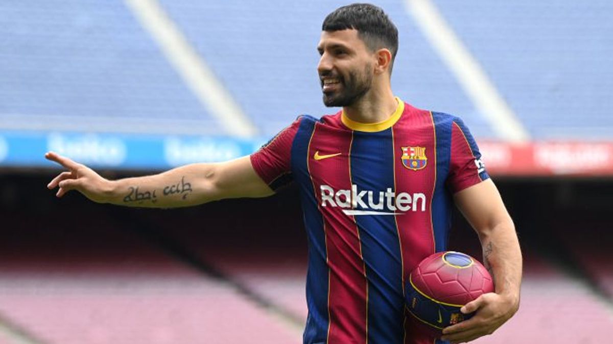 El Kun Ag&uuml;ero qued&oacute; habilitado para jugar en el Barcelona.