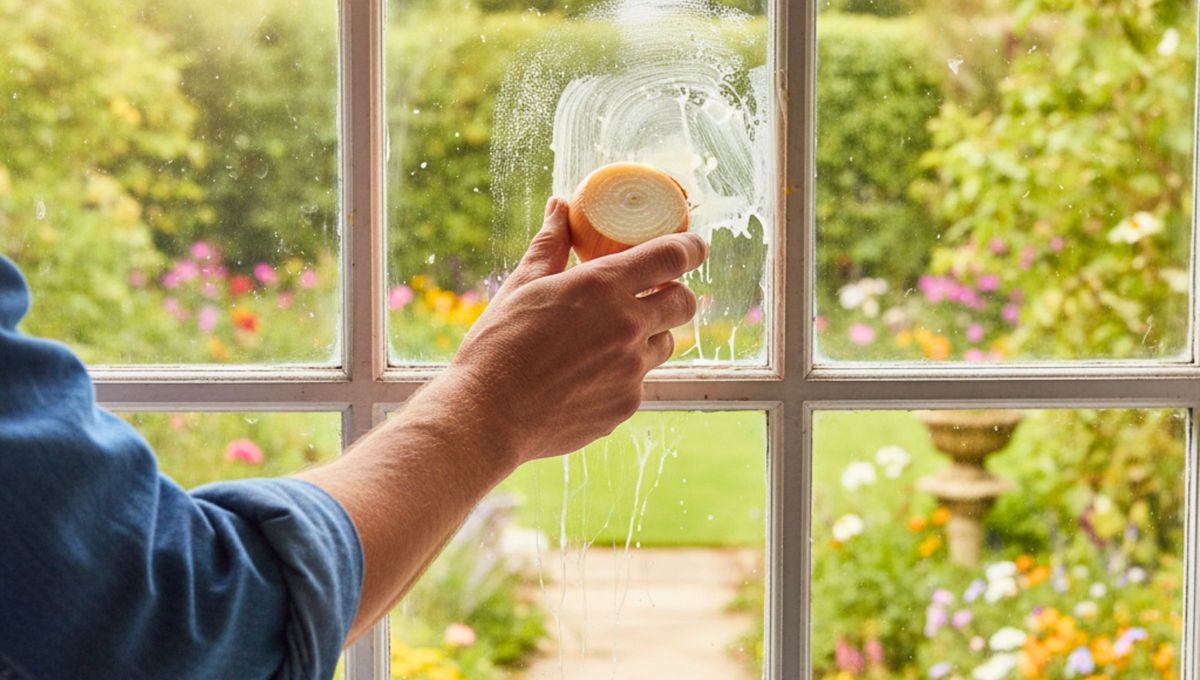 Truco casero infalible: por qué hay que limpiar las ventanas con cebolla y para qué sirve