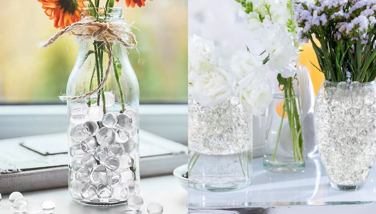 Transforma los jarrones de casa en art&iacute;culos de decoraci&oacute;n arom&aacute;ticos.