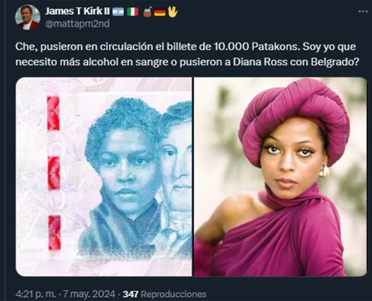 Los memes de los billetes de $10.000. Los memes de los billetes de $10.000.