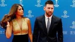 Antonela Roccuzzo y Lionel Messi arrasaron en el sorteo de la Champions
