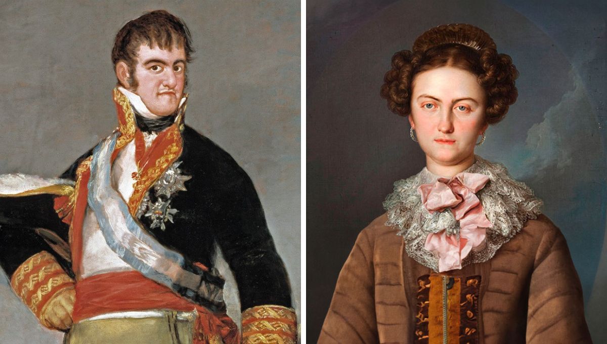 Fernando VII y María Josefa. Fernando VII y María Josefa.