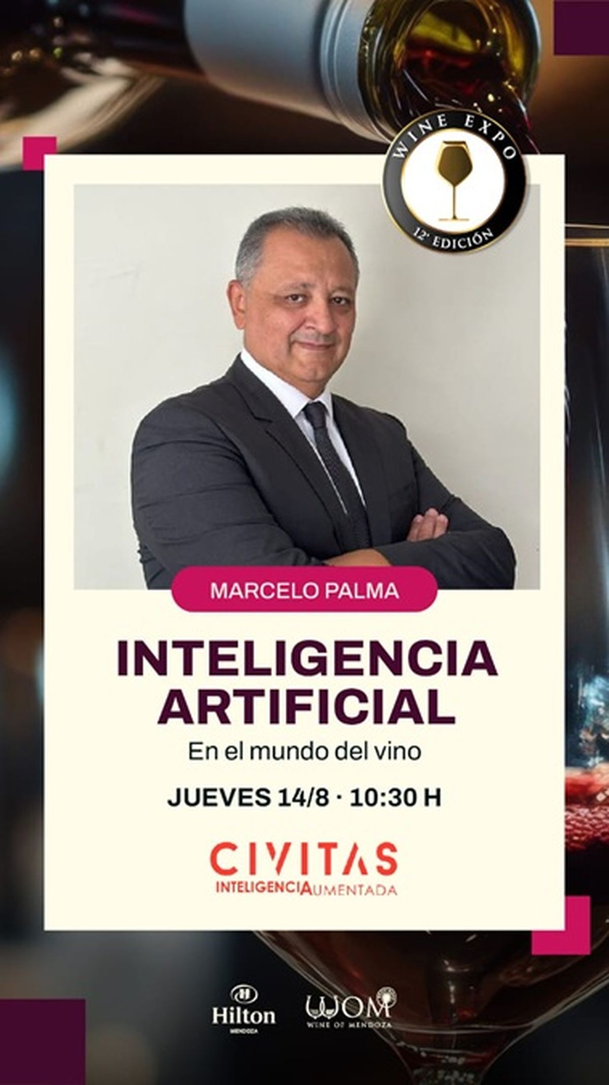 Falta poco para la edición 12° de Wine Expo, que organizan Hilton Mendoza y Wine of Mendoza. Falta poco para la edición 12° de Wine Expo, que organizan Hilton Mendoza y Wine of Mendoza.