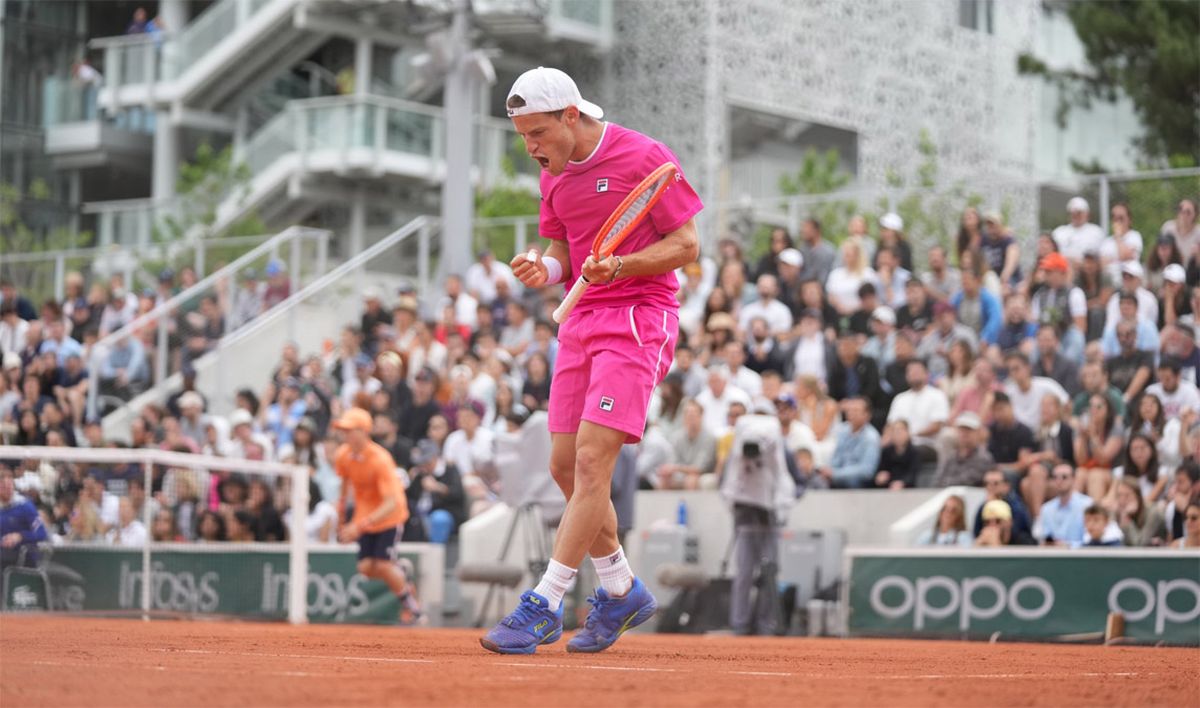Por tercer año consecutivo, el Peque se metió en octavos de final de Roland Garros.