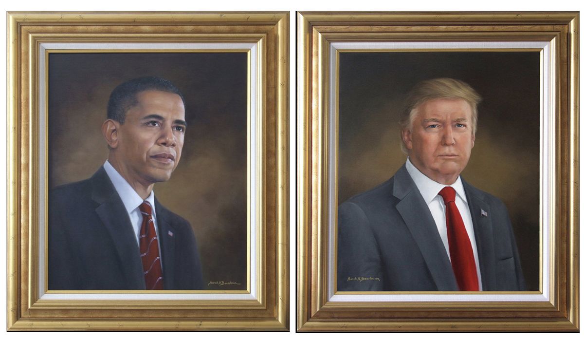 Donald Trump se quejó de que Broadman también pintó al presidente Barack Obama y dijo que "se ve maravilloso". Crédito: Redacción Diario UNO. Donald Trump se quejó de que Broadman también pintó al presidente Barack Obama y dijo que "se ve maravilloso". Crédito: Redacción Diario UNO.