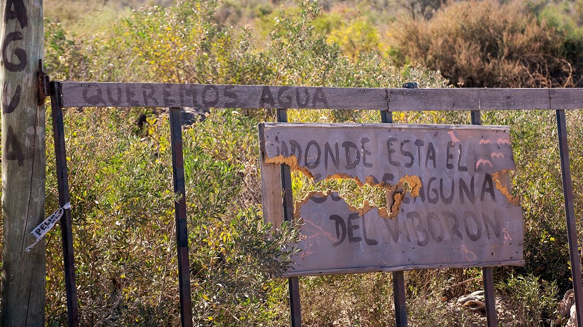 La Laguna del Viborón, en estado de abandono.