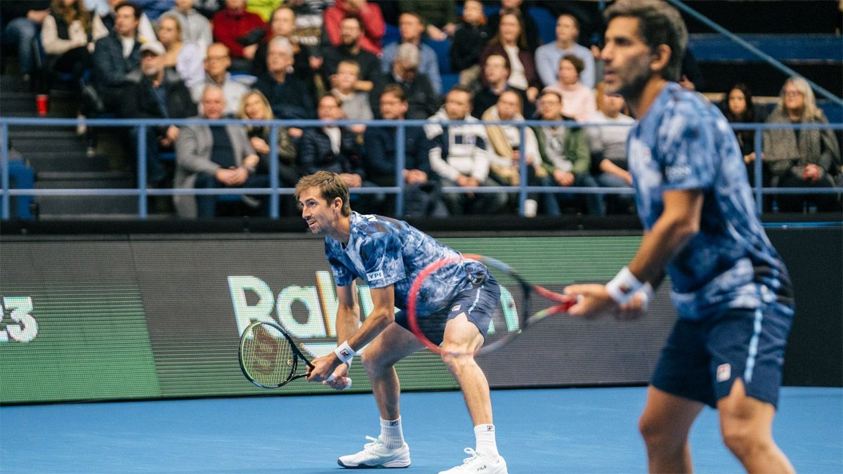 Andrés Molteni y Machi González no pudieron en la Copa Davis
