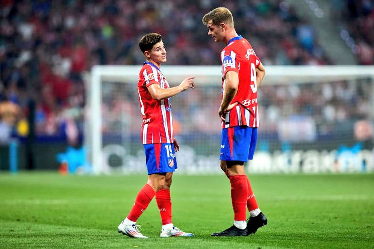 Julián Álvarez y el noruego Sorloth la rompen en el Atlético de Madrid.