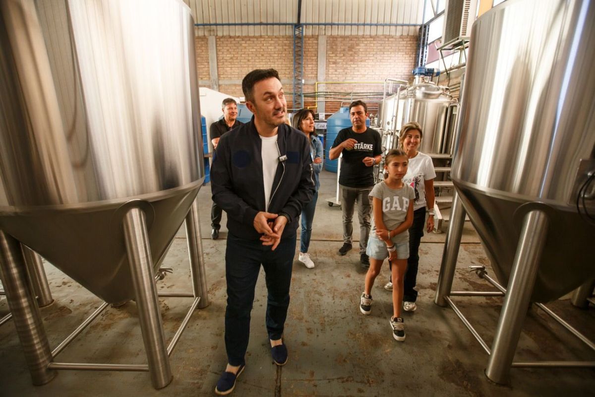 Luis Petri con emprendedores mendocinos. Luis Petri con emprendedores mendocinos.